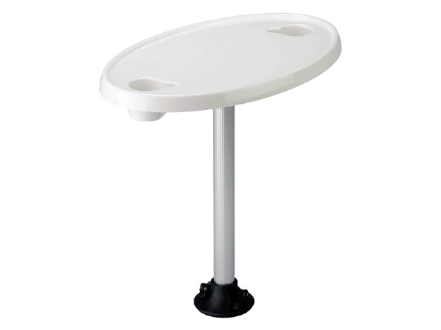 Ovalt luksus bordsystem, der kan opbevares