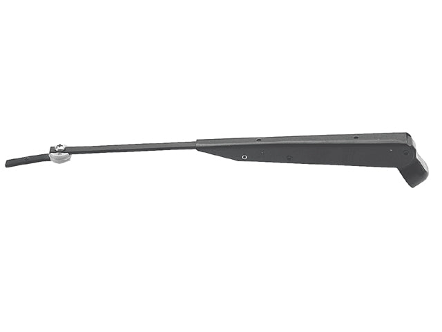 HD enkelt viskerarm i rustfrit stål sort 335-495 mm